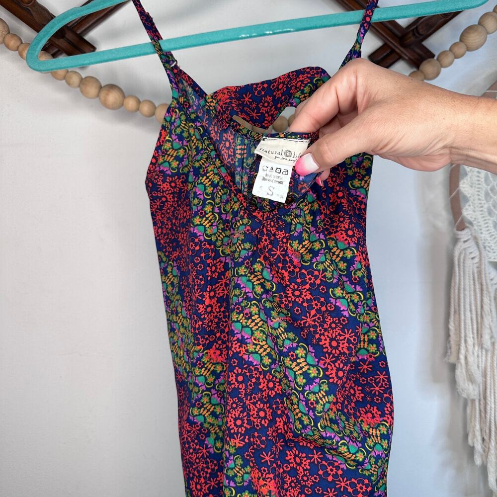 Natural Life Garland Navy Lightweight Maxi Slip Dress - Picture 5 of 5